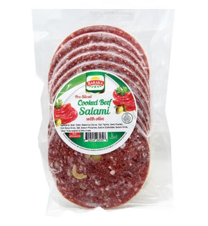 Cooked Sliced Salami OLIVE Baraka about 10 Lbs